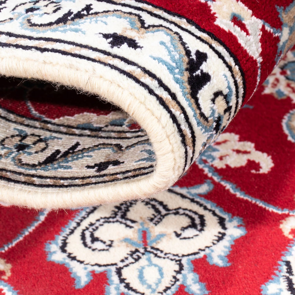 Perzisch tapijt - Nain - 140 x 68 cm - rood