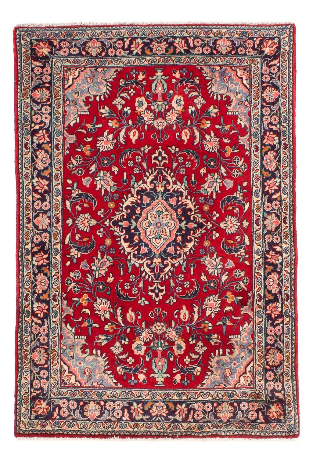Perzisch tapijt - Bijar - Koninklijk - 125 x 81 cm - rood
