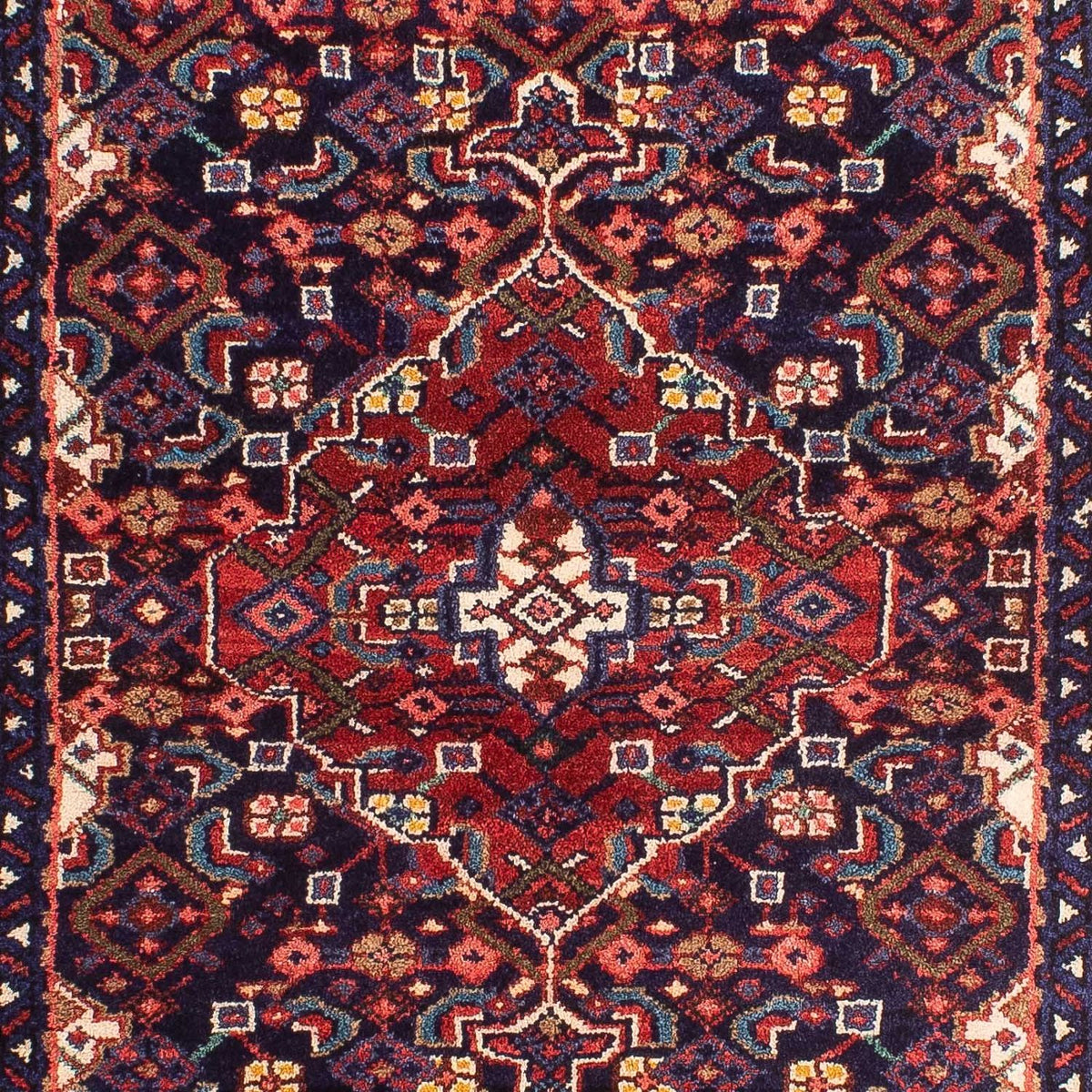Perzisch Tapijt - Nomadisch - 138 x 83 cm - donkerblauw