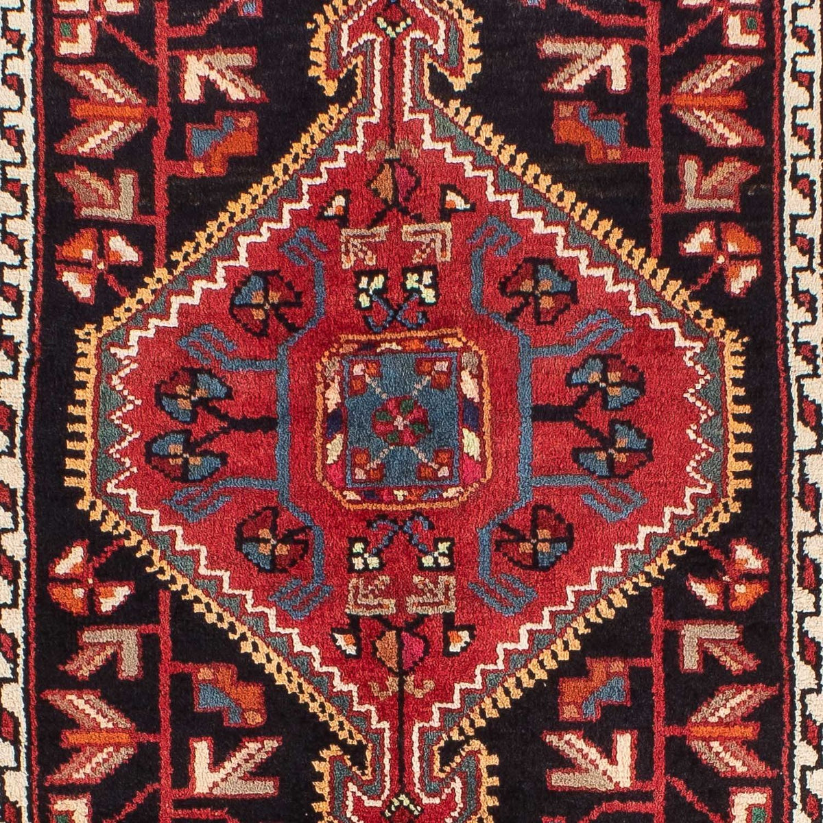 Perzisch Tapijt - Nomadisch - 136 x 82 cm - donkerblauw