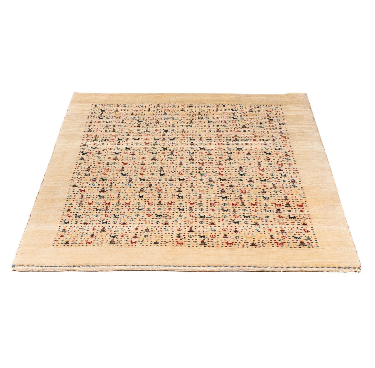 Gabbeh Tapijt - Loribaft Perzisch - 120 x 87 cm - veelkleurig