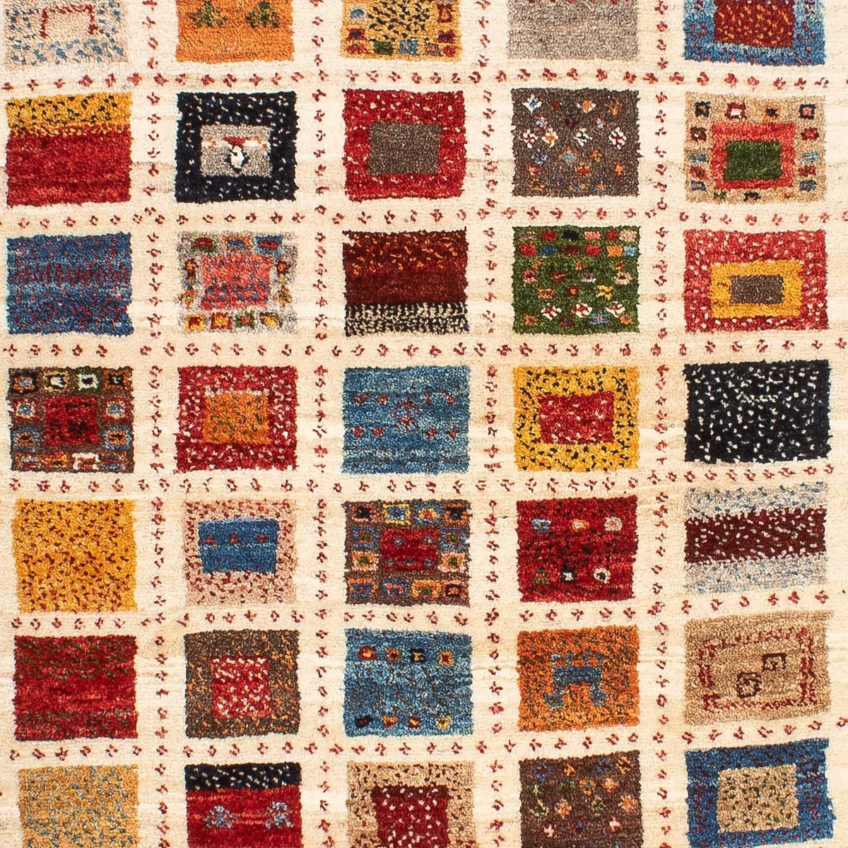 Gabbeh Tapijt - Loribaft Perzisch - 128 x 86 cm - veelkleurig