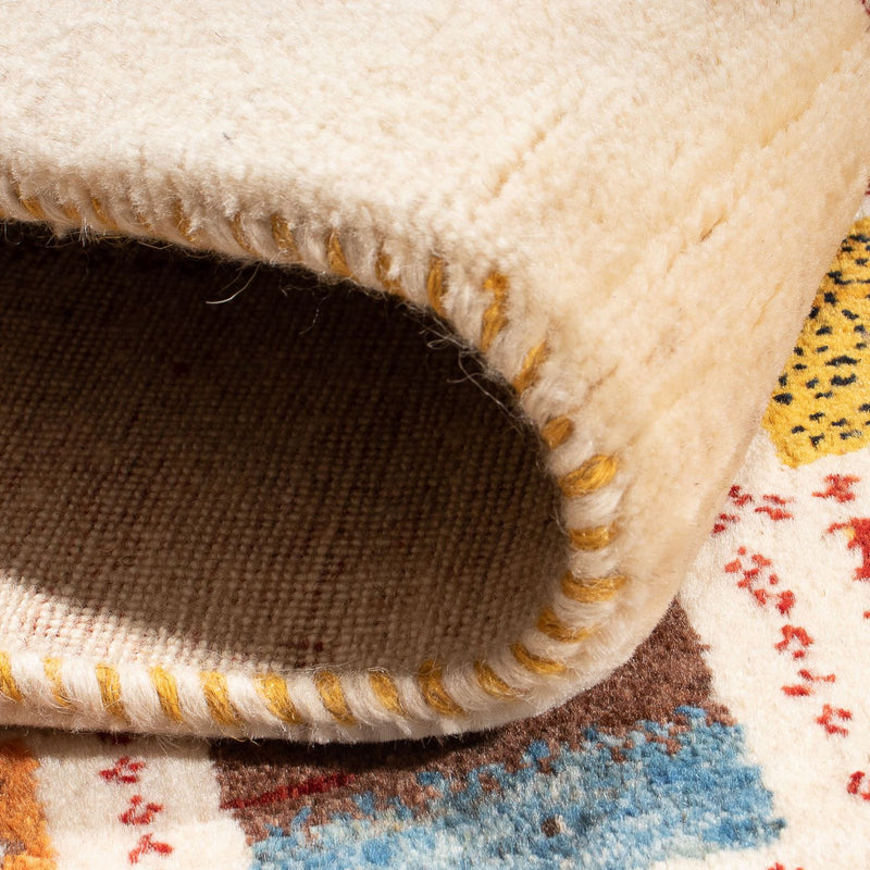 Gabbeh Tapijt - Loribaft Perzisch - 128 x 86 cm - veelkleurig