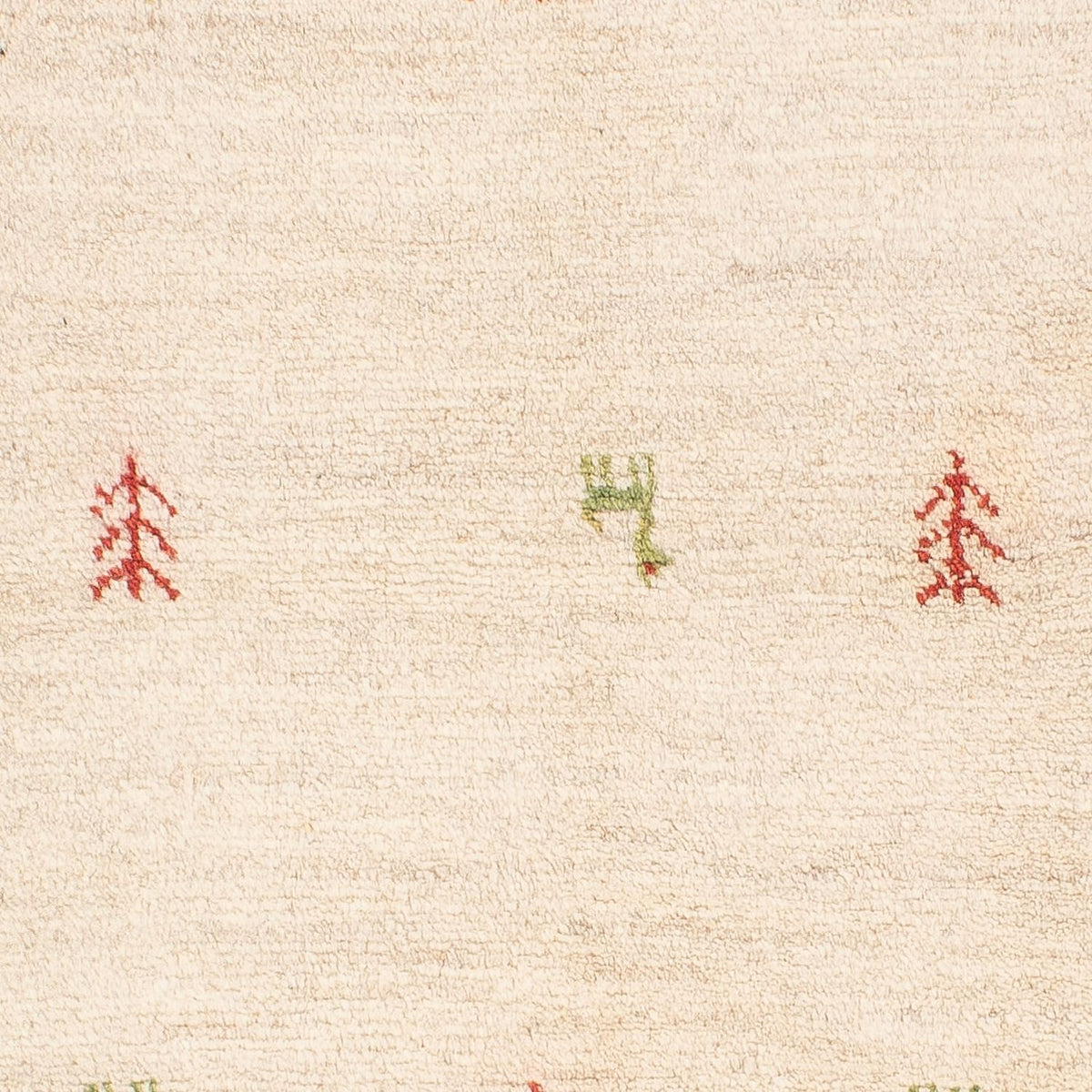 Gabbeh tapijt - Perzisch - 125 x 77 cm - natuur