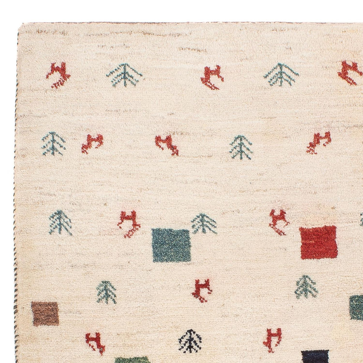 Gabbeh tapijt - Perzisch - 124 x 83 cm - veelkleurig