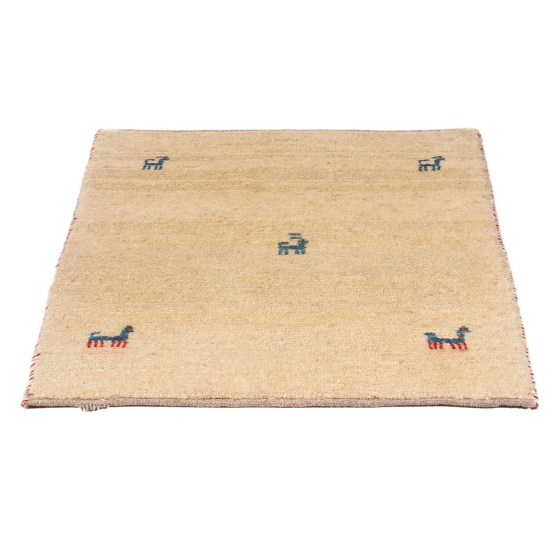 Gabbeh tapijt - Perzisch - 89 x 67 cm - beige