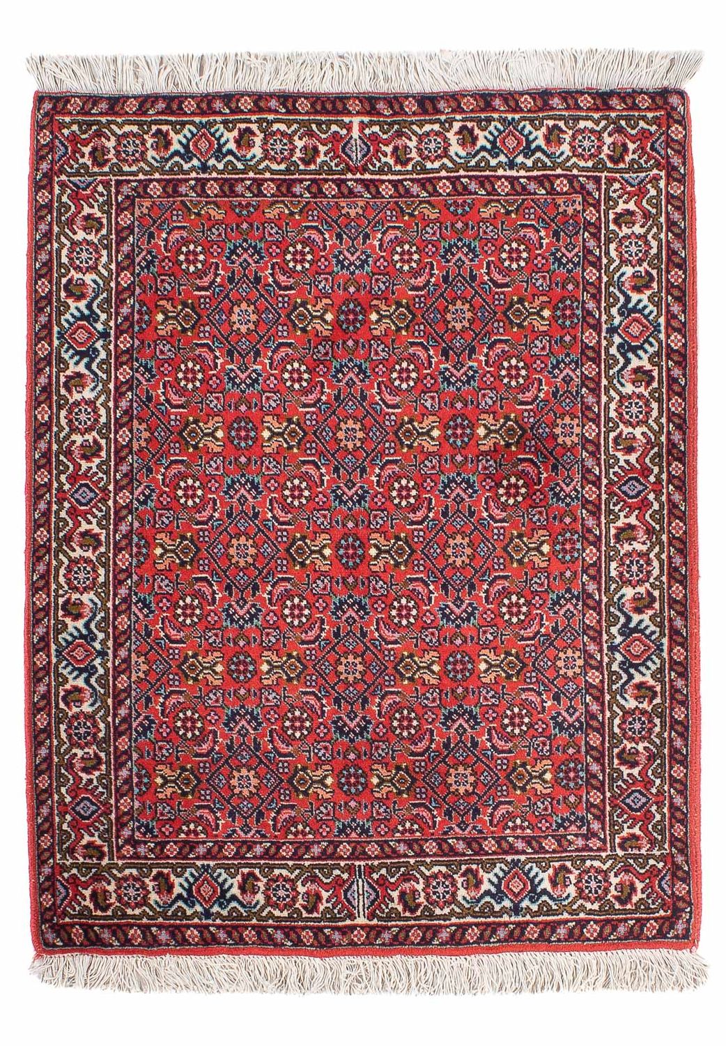 Perzisch tapijt - Bijar - Koninklijk - 94 x 74 cm - rood