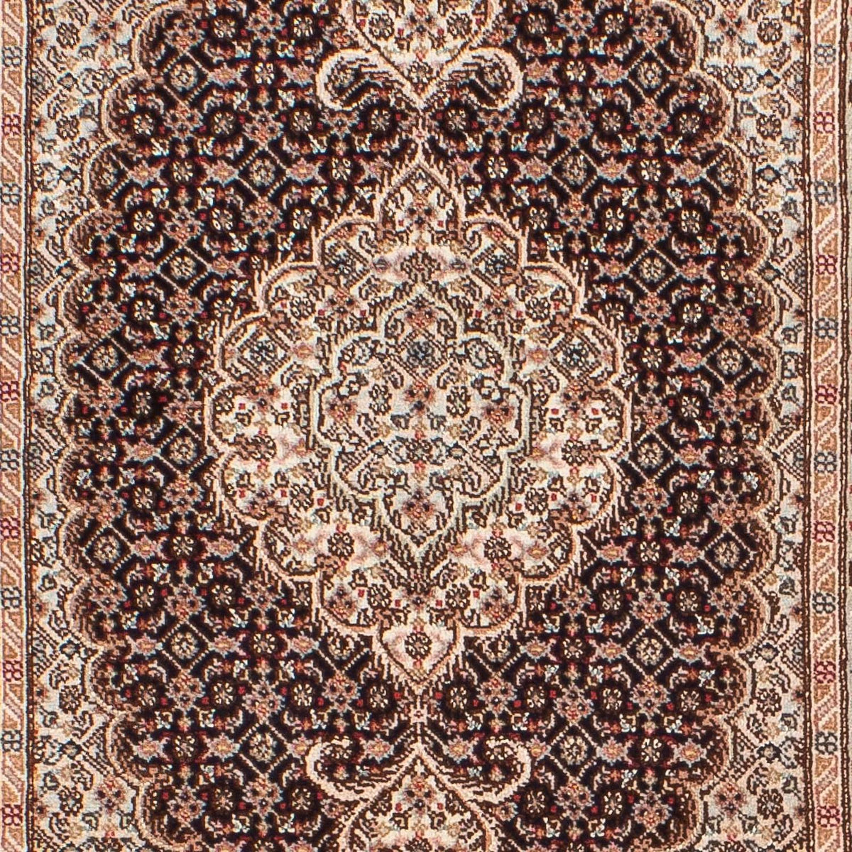 Perzisch tapijt - Tabriz - Royal - 95 x 60 cm - donkerblauw