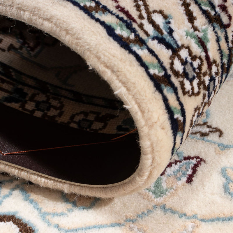 Perzisch tapijt - Nain - Koninklijk - 90 x 62 cm - beige