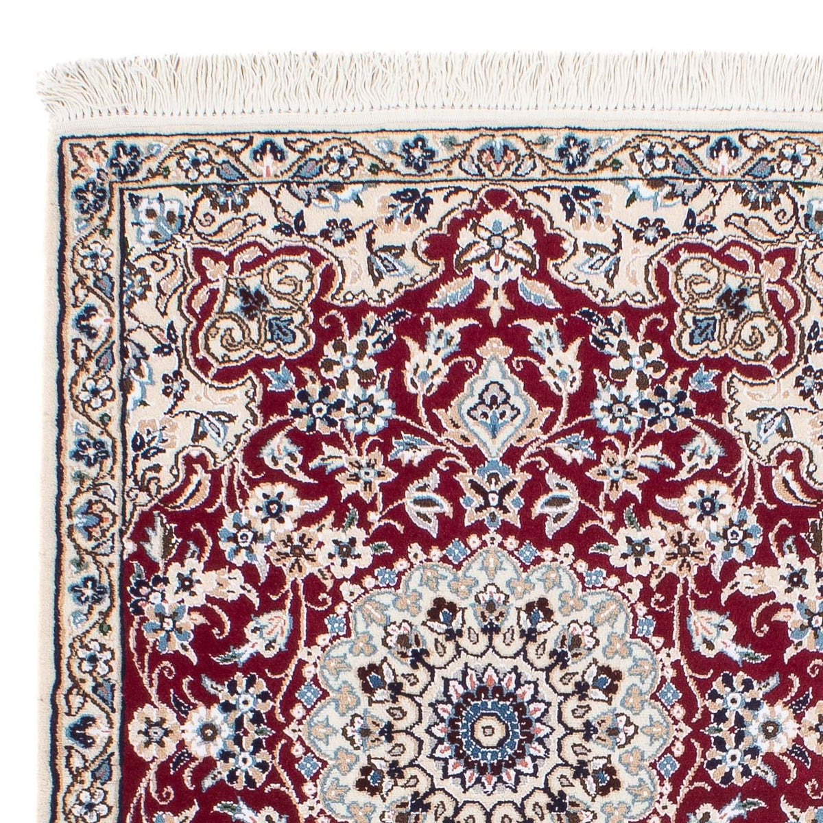 Perzisch tapijt - Nain - Koninklijk - 93 x 65 cm - rood