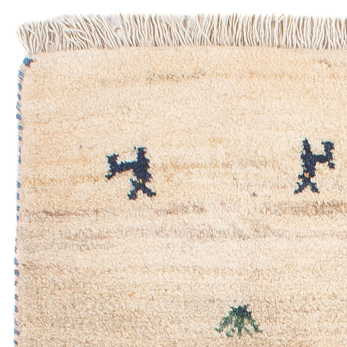 Gabbeh tapijt - Perzisch - 60 x 40 cm - beige