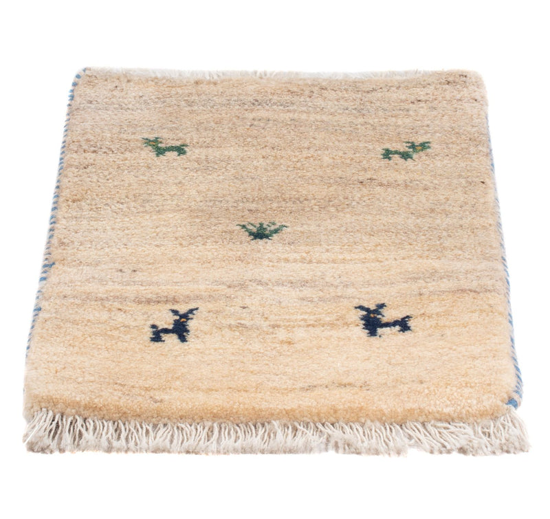 Gabbeh tapijt - Perzisch - 60 x 40 cm - beige