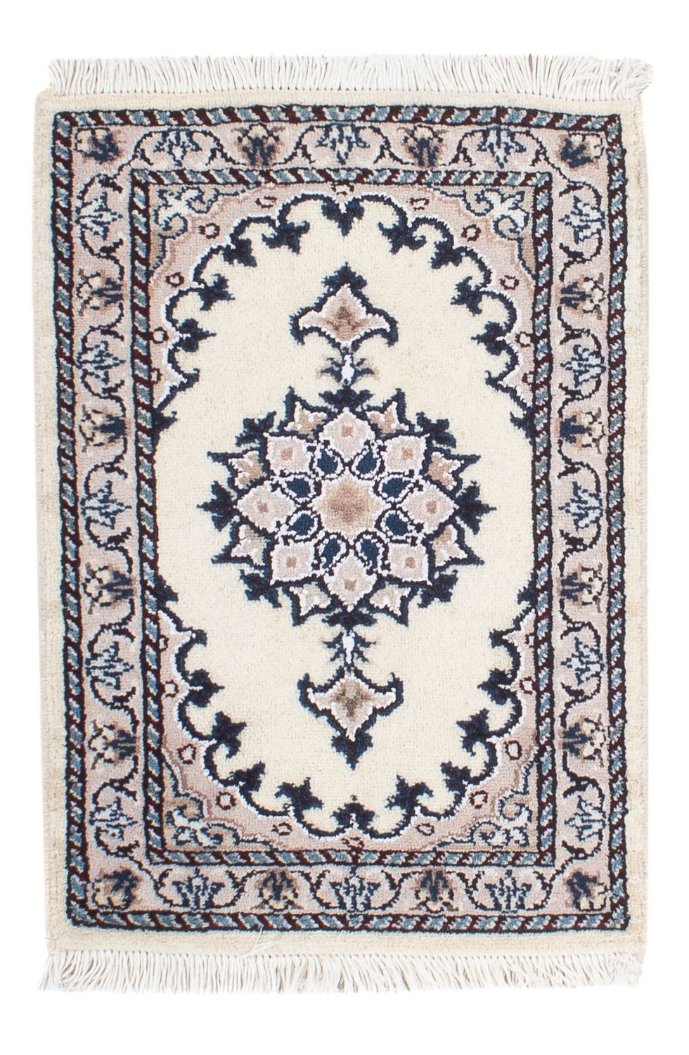 Perzisch tapijt - Nain - 60 x 40 cm - beige