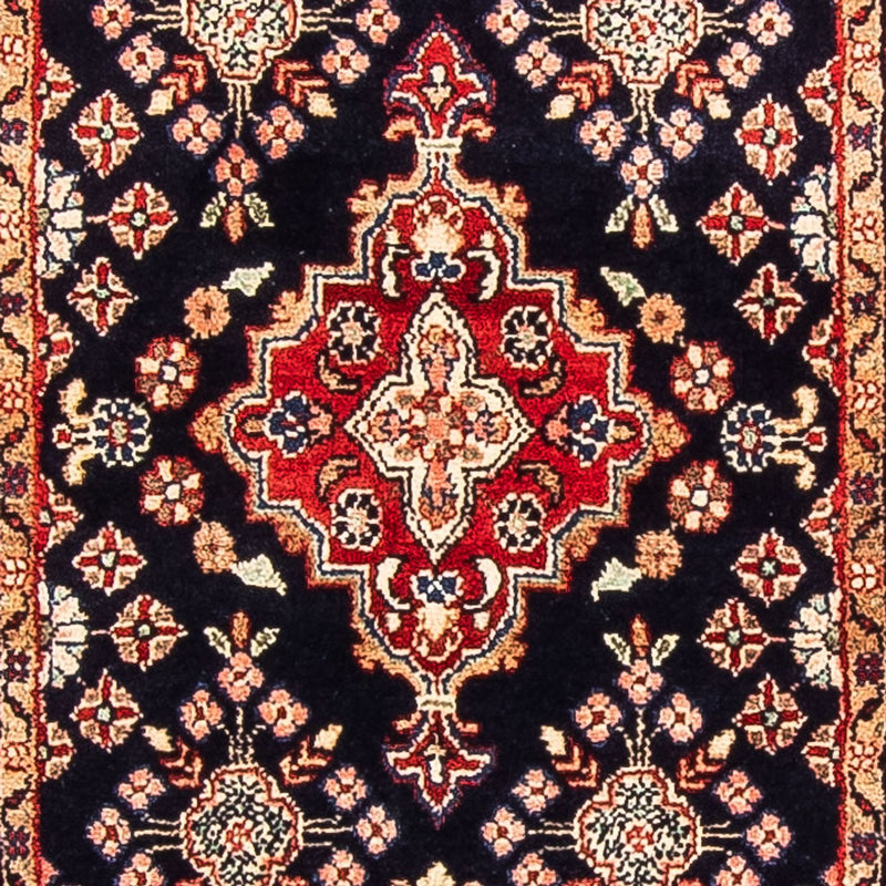 Loper Perzisch tapijt - Klassiek - 382 x 80 cm - donkerblauw