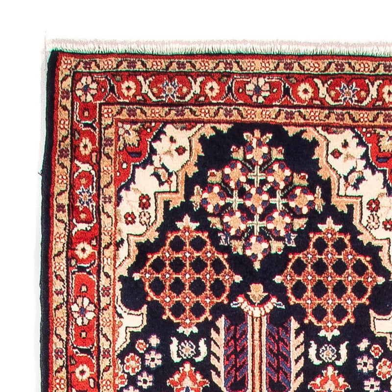 Loper Perzisch tapijt - Klassiek - 382 x 80 cm - donkerblauw