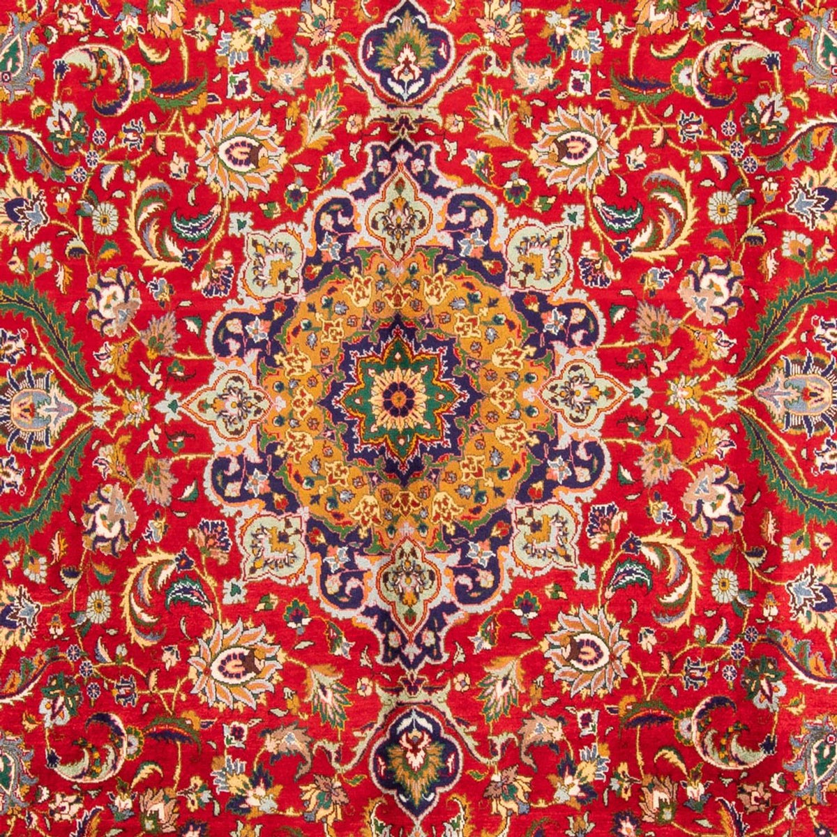 Perzisch tapijt - Tabriz - 390 x 289 cm - rood