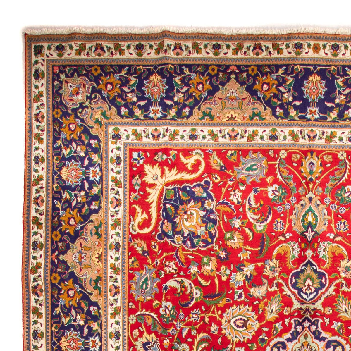 Perzisch tapijt - Tabriz - 390 x 289 cm - rood