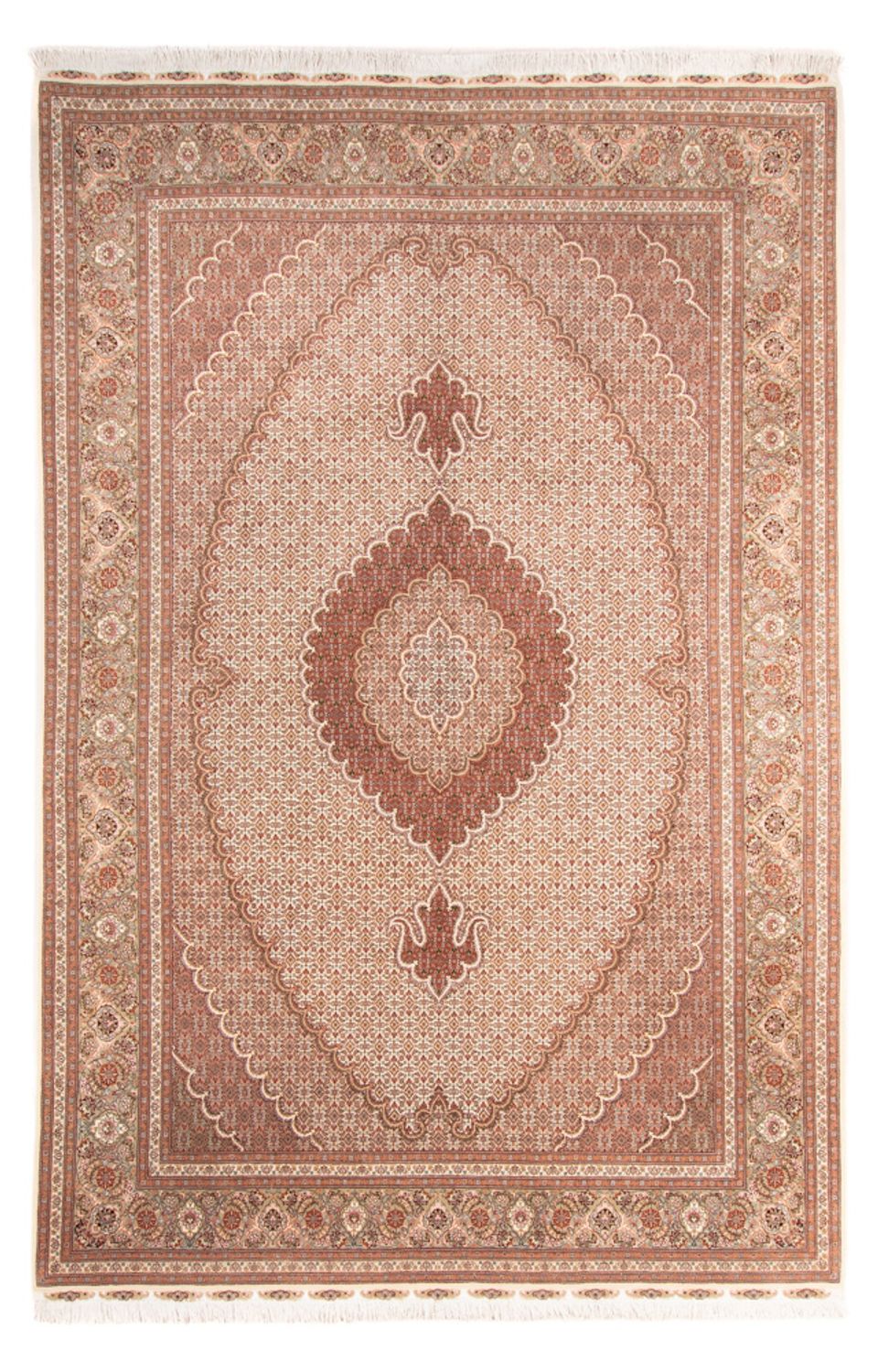 Perzisch tapijt - Tabriz - Royal - 311 x 208 cm - beige