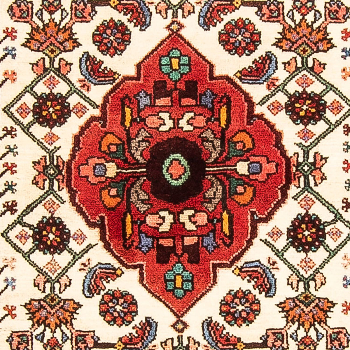 Loper Perzisch Tapijt - Nomadisch - 305 x 103 cm - beige