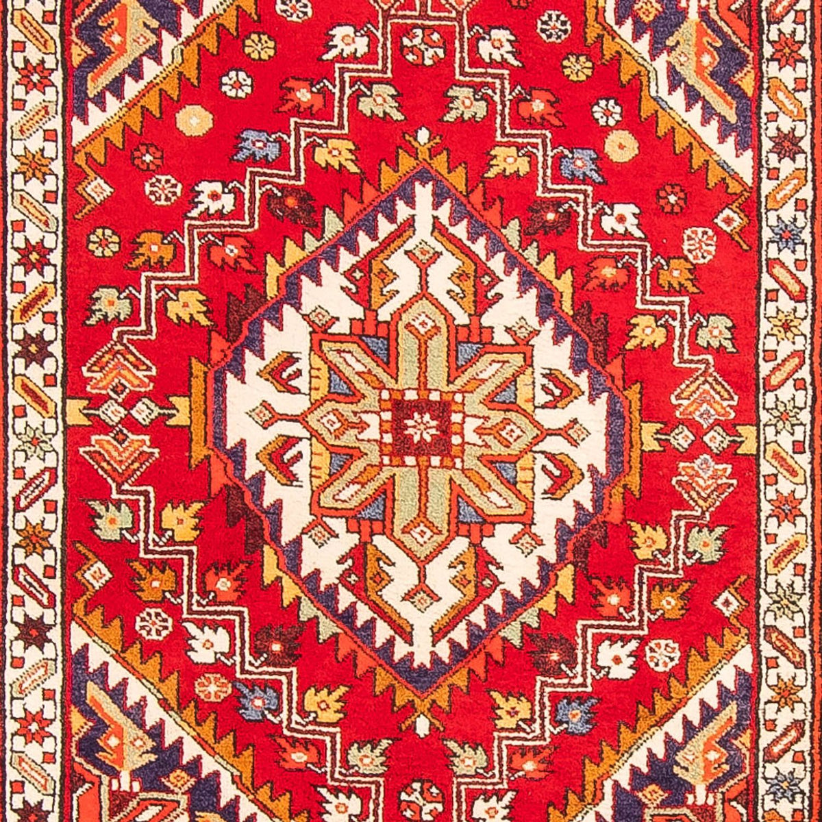 Perzisch Tapijt - Nomadisch - 307 x 122 cm - rood