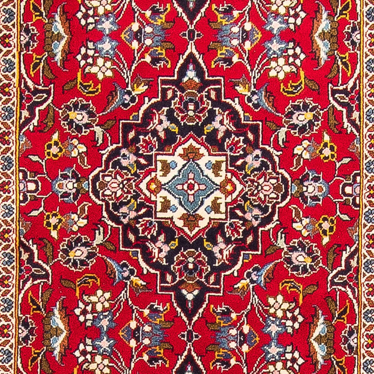 Loper Perzisch tapijt - Keshan - 312 x 100 cm - rood