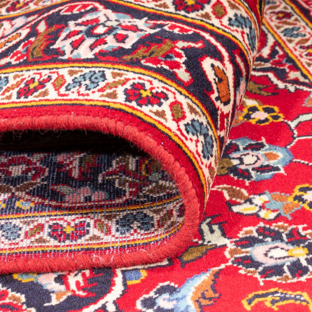 Loper Perzisch tapijt - Keshan - 312 x 100 cm - rood