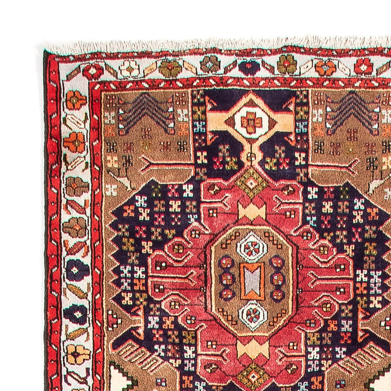 Loper Perzisch Tapijt - Nomadisch - 385 x 85 cm - donkerblauw