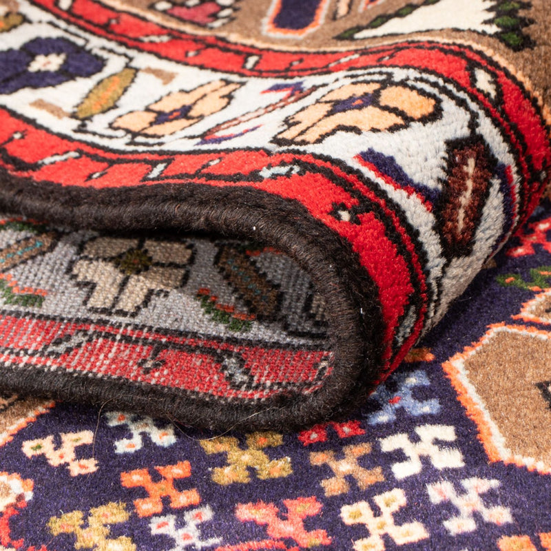 Loper Perzisch Tapijt - Nomadisch - 385 x 85 cm - donkerblauw