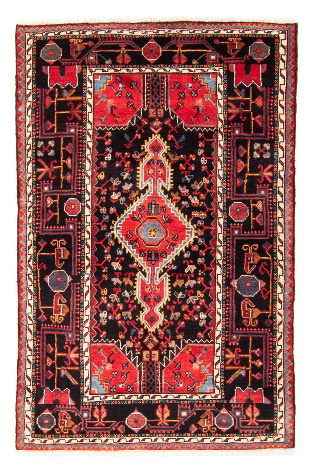 Perzisch Tapijt - Nomadisch - 164 x 102 cm - donkerblauw