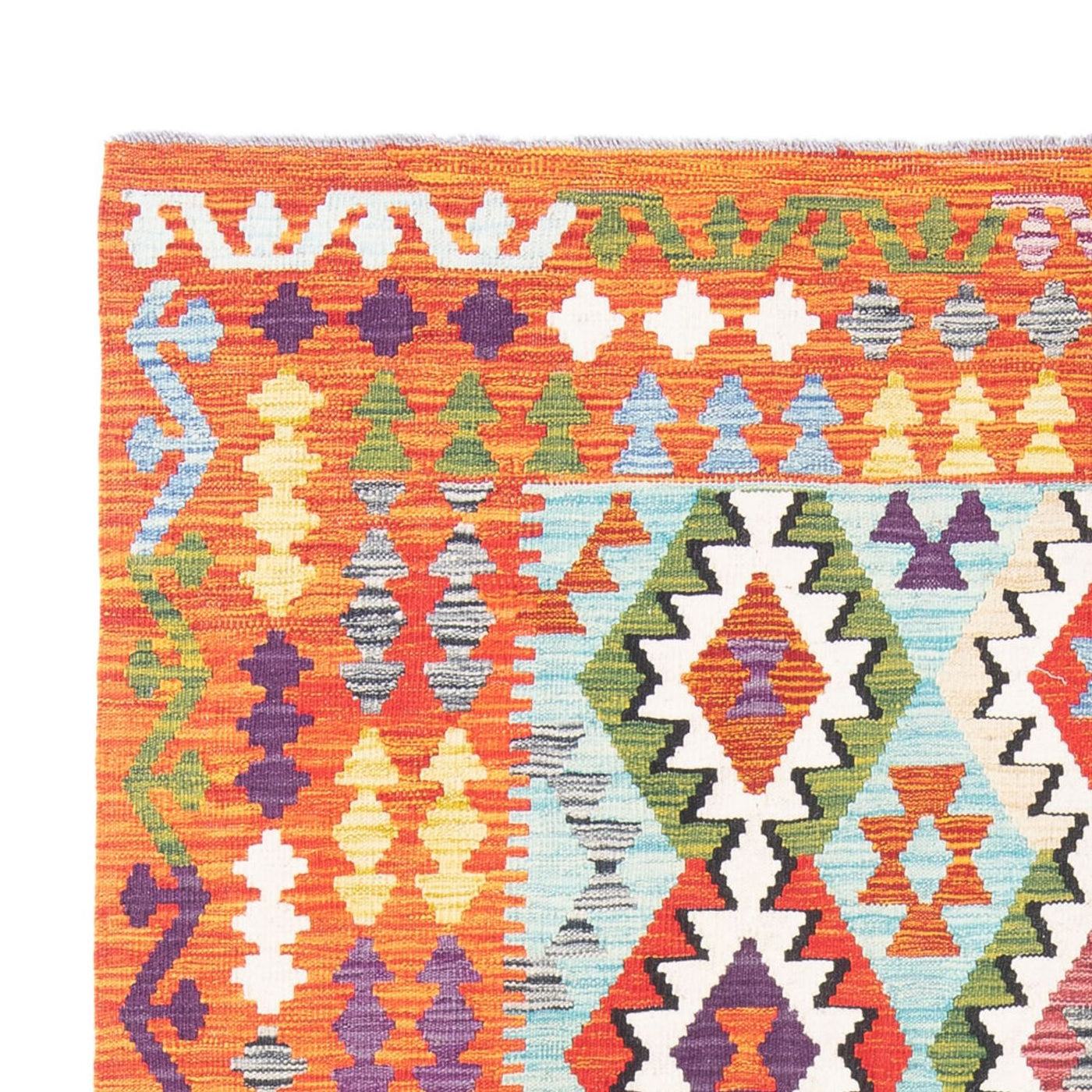 Kilim Maimana Tapijt 247x176cm - Wollen tapijt