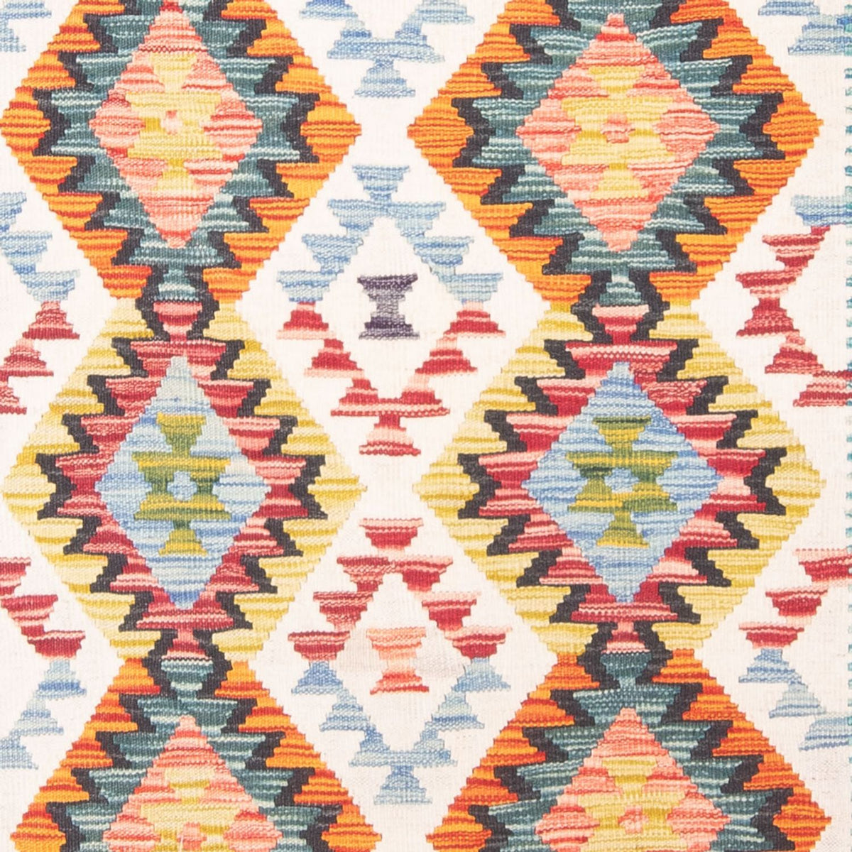 Kelim tapijt - Splash - 251 x 182 cm - veelkleurig