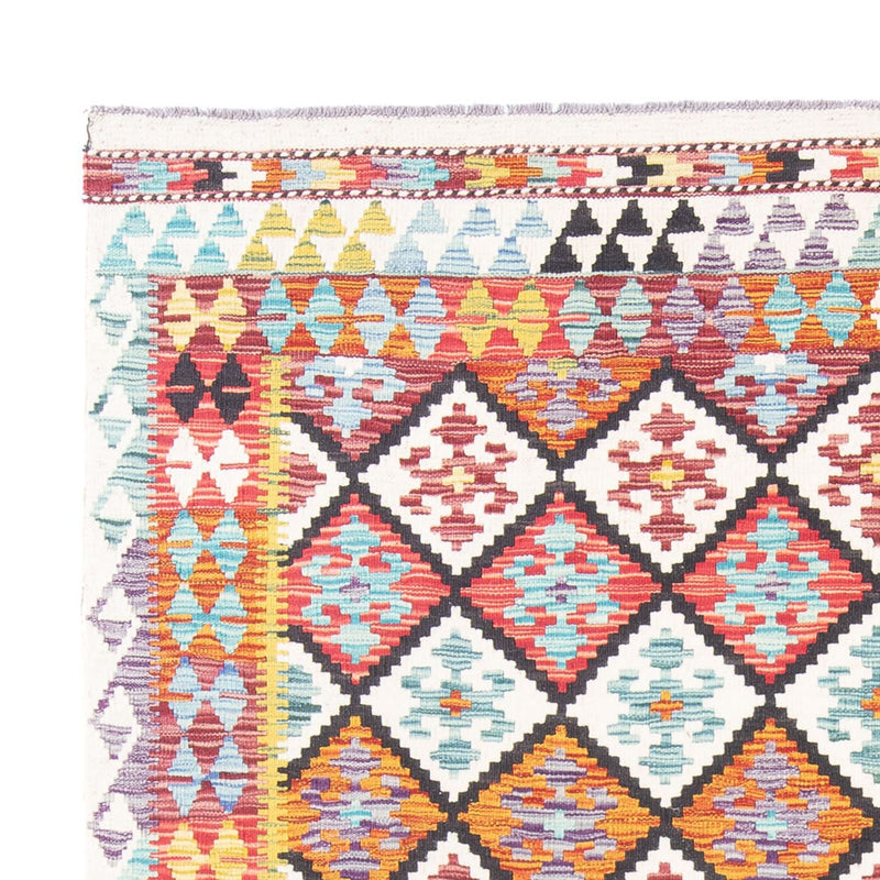 Kelim tapijt - Splash - 239 x 200 cm - veelkleurig