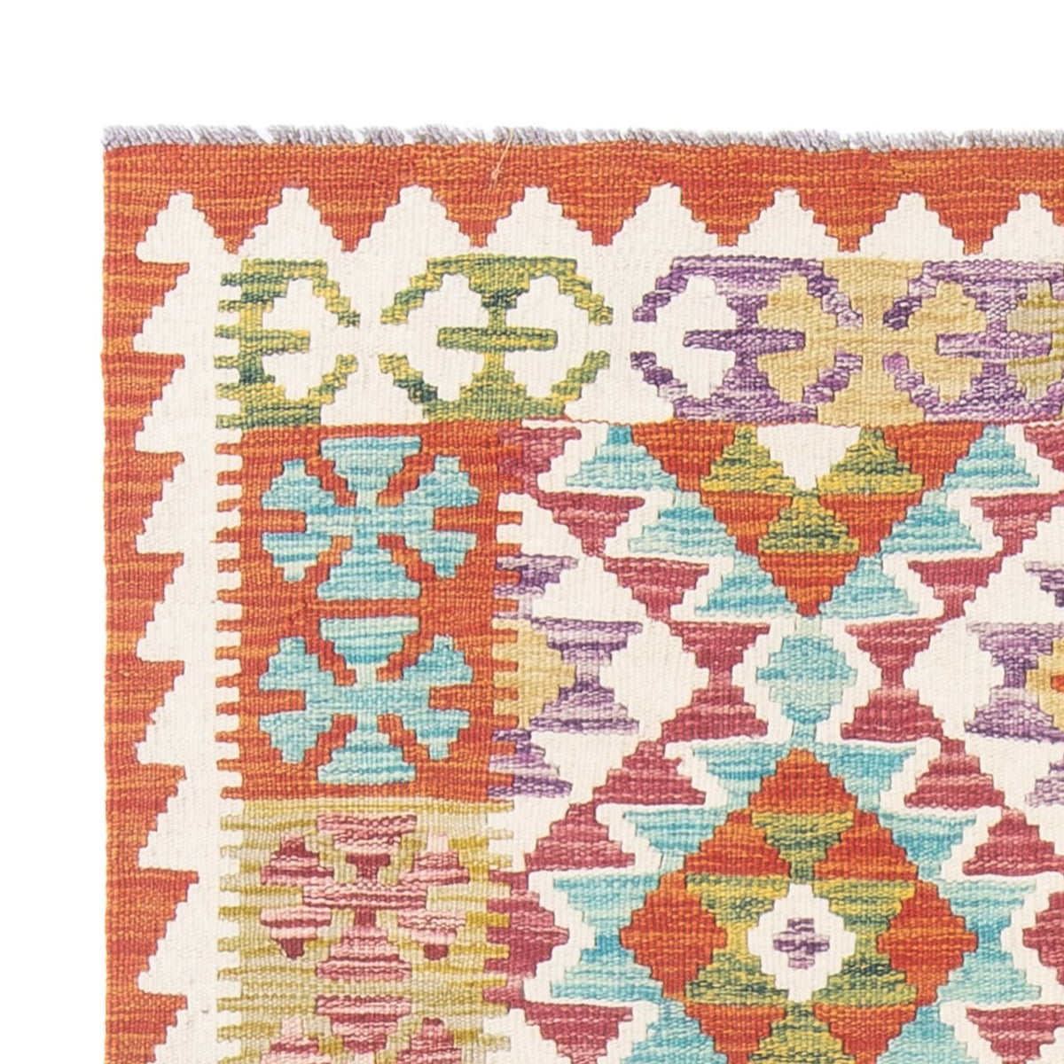Kelim tapijt - Splash - 166 x 119 cm - veelkleurig