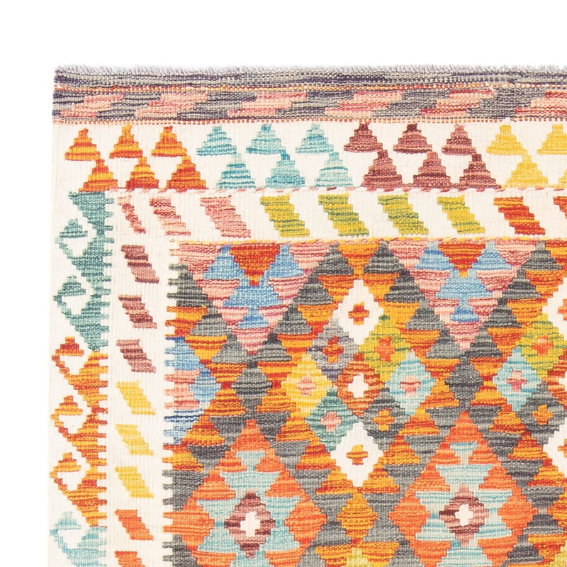 Kelim tapijt - Splash - 195 x 156 cm - veelkleurig