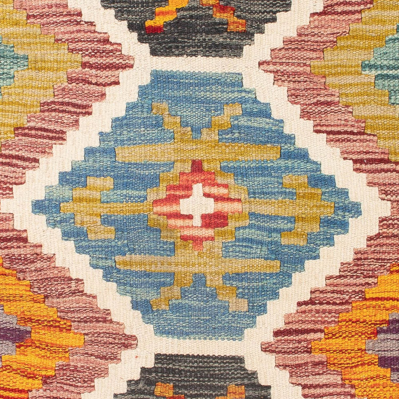 Kelim tapijt - Splash - 92 x 63 cm - veelkleurig