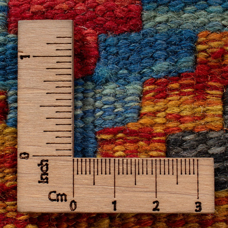 Kelim tapijt - Splash - 92 x 63 cm - veelkleurig