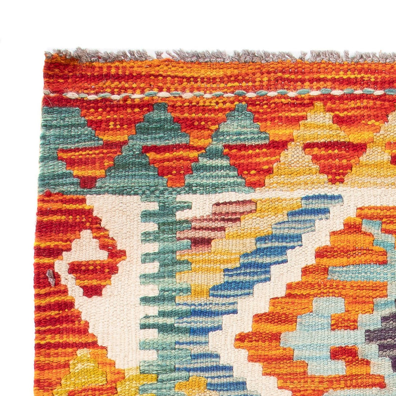 Kelim tapijt - Splash - 91 x 62 cm - veelkleurig