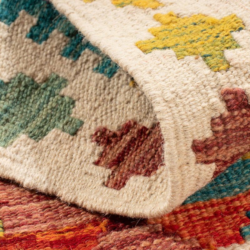 Kelim tapijt - Splash - 84 x 62 cm - veelkleurig