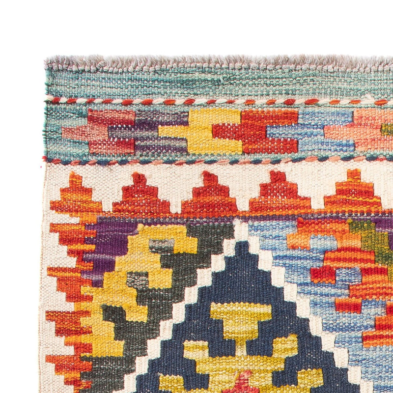 Kelim tapijt - Splash - 93 x 65 cm - veelkleurig