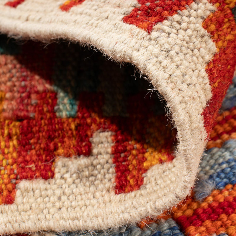 Kelim tapijt - Splash - 93 x 65 cm - veelkleurig