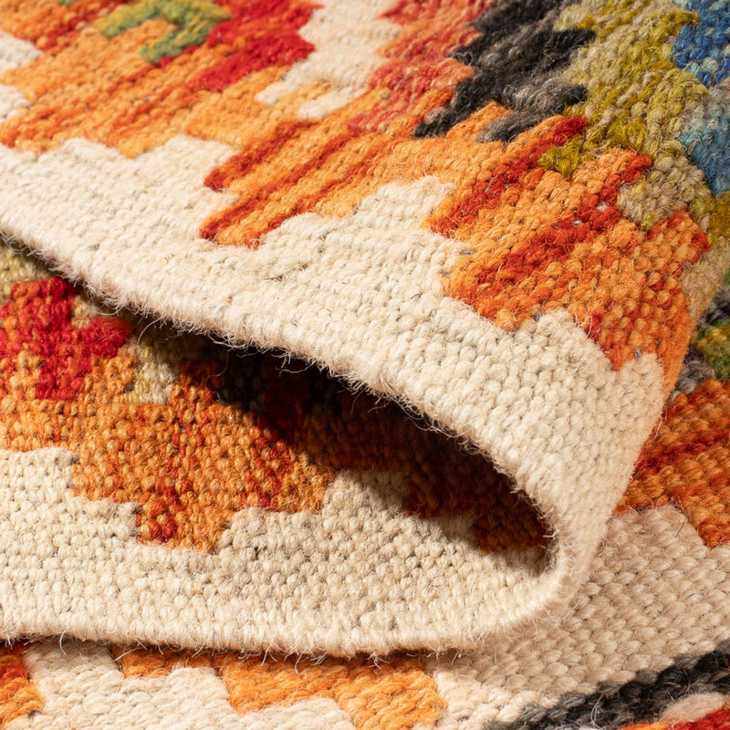 Kelim tapijt - Splash - 98 x 60 cm - veelkleurig