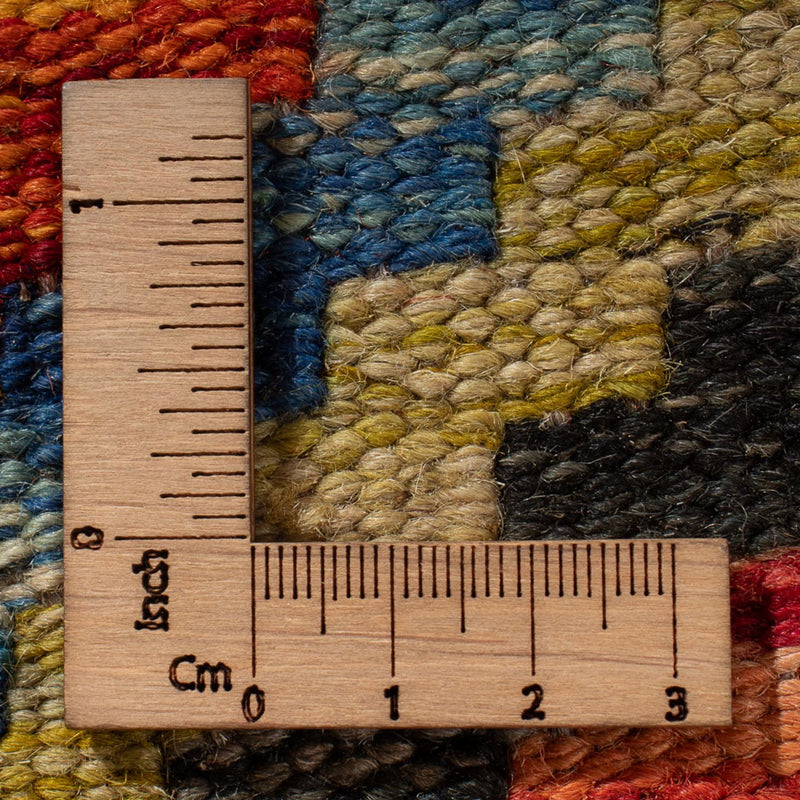 Kelim tapijt - Splash - 98 x 60 cm - veelkleurig