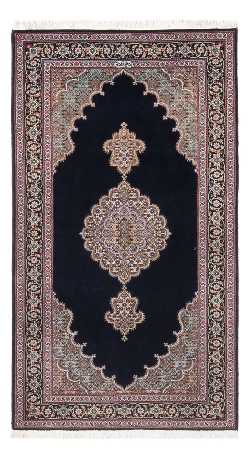 Perzisch tapijt - Tabriz - Royal - 142 x 75 cm - donkerblauw