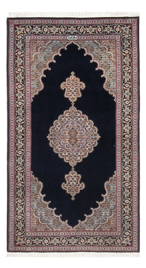 Perzisch tapijt - Tabriz - Royal - 142 x 75 cm - donkerblauw
