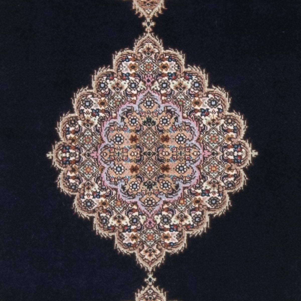Perzisch tapijt - Tabriz - Royal - 142 x 75 cm - donkerblauw