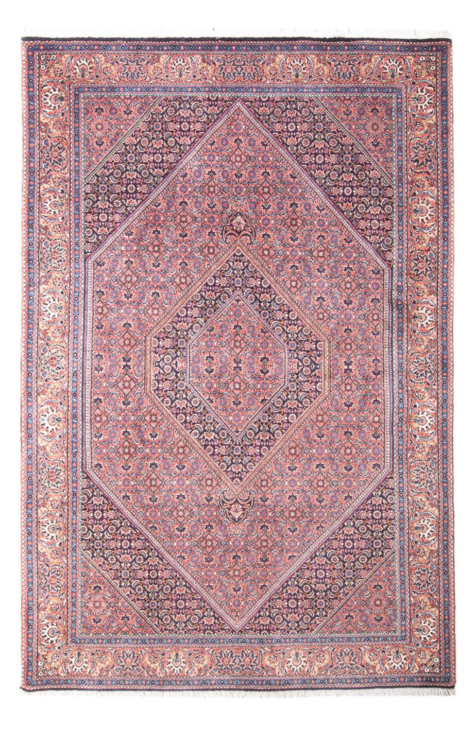 Perzisch tapijt - Bijar - 240 x 145 cm - licht rood