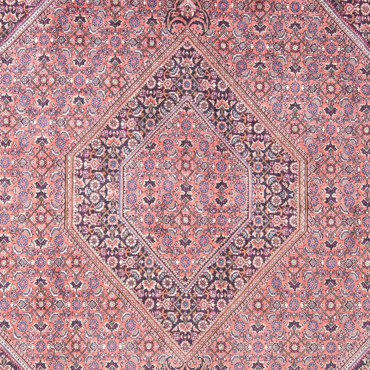 Perzisch tapijt - Bijar - 240 x 145 cm - licht rood