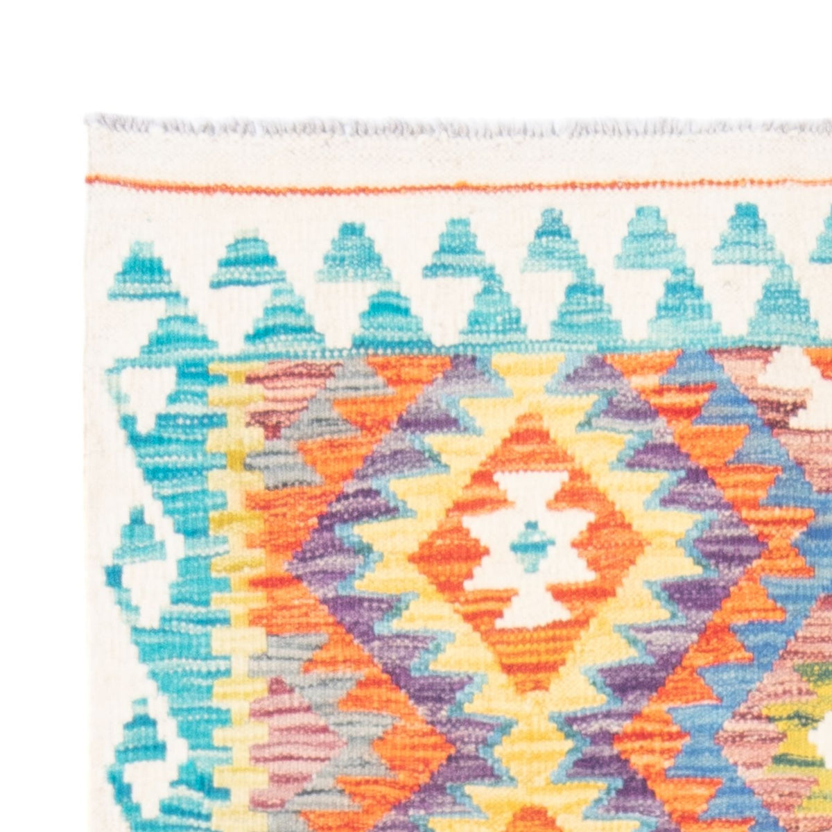 Kelim tapijt - Splash - 155 x 102 cm - veelkleurig