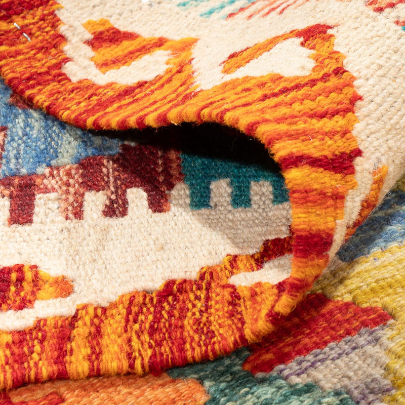 Kelim tapijt - Splash - 147 x 101 cm - veelkleurig