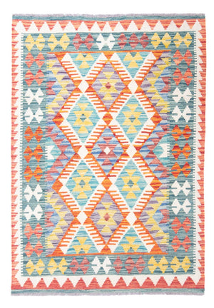 Kelim tapijt - Splash - 150 x 110 cm - veelkleurig